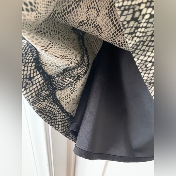 Badgley Mischka Belle snakeskin A-Line dress US 14 - Picture 5 of 6